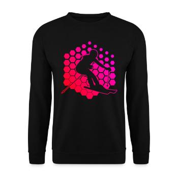 Skieur acrobatique Ski Hommes Ski - Sweat-shirt Unisexe - noir - Devant - Alina (178cm) & Michal (187cm)