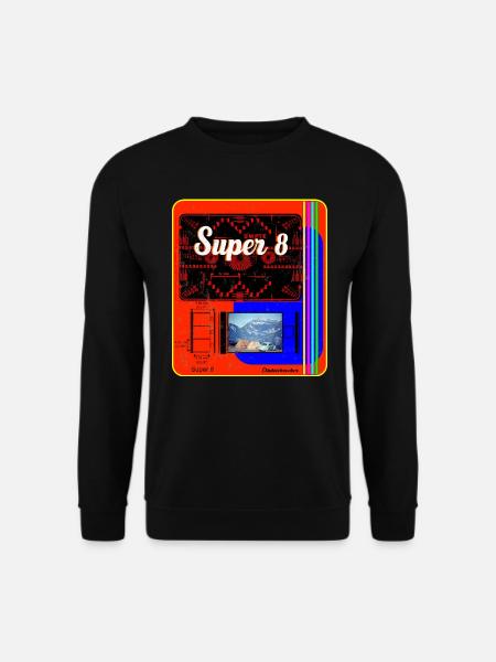Super8 EDR - Unisex Pullover - Schwarz