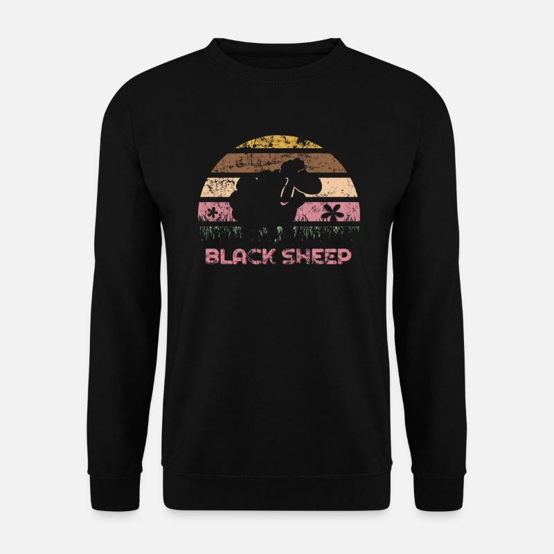 black sheep - Schwarzes Schaf - Unisex Sweatshirt - black