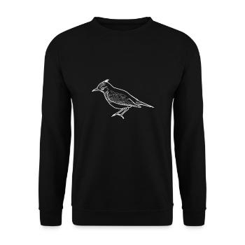 lark - Unisex Sweatshirt - black - Front - Alina (178cm) & Michal (187cm)