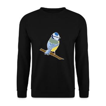 Meise - Unisex Pullover - Schwarz - Vorne - Alina (178cm) & Michal (187cm)