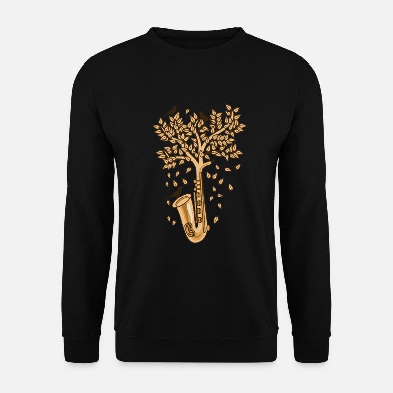 Saxophon Kapelle Blasmusik - Unisex Pullover - Schwarz