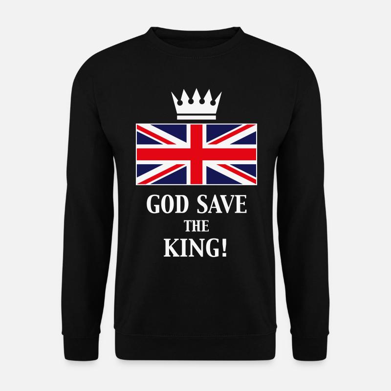 God Save The King! (England / Great Britain / 3C) - Unisex Pullover - Schwarz