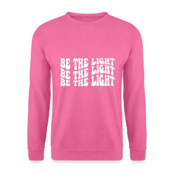 Be the Light - Unisex Pullover - Pink - Vorne