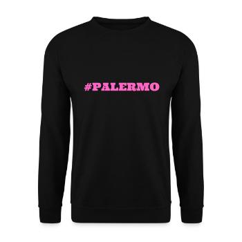 #Palermo Sicily Italy - Unisex Sweatshirt - black - Front - Alina (178cm) & Michal (187cm)