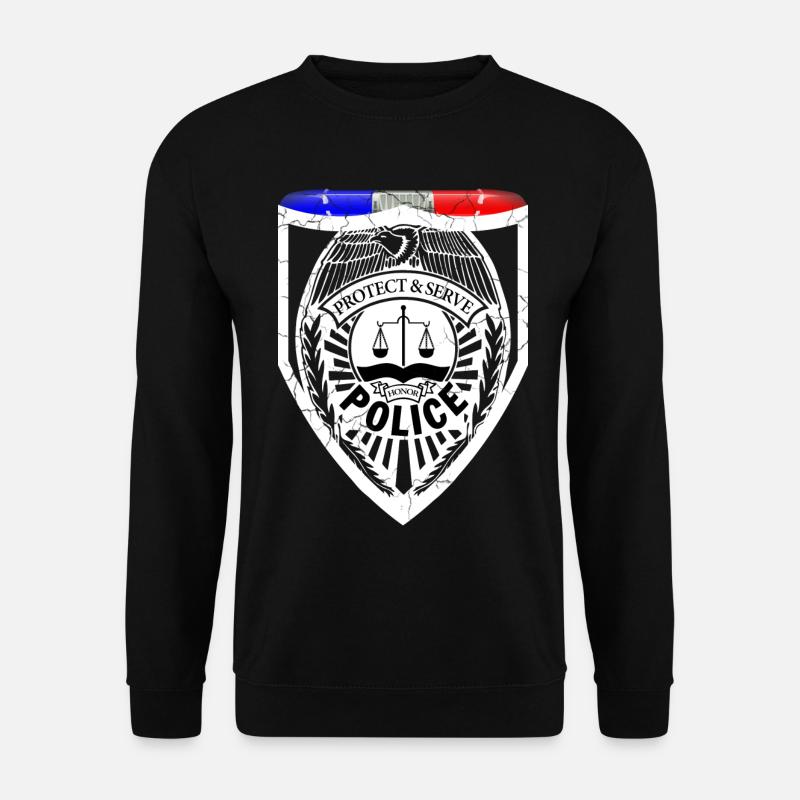 policeman - Unisex Sweatshirt - black