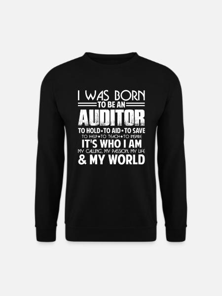 Je suis né pour être auditeur - Sweat-shirt Unisexe - noir