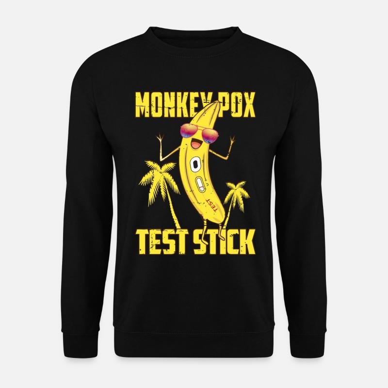 Monkey pox test sticks - Unisex Sweatshirt - black