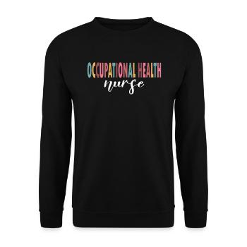 Arbeitsmedizinische Krankenschwester Leben - Unisex Pullover - Schwarz - Vorne - Alina (178cm) & Michal (187cm)