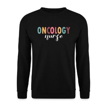Onokologie-Krankenschwester-Leben - Unisex Pullover - Schwarz - Vorne - Alina (178cm) & Michal (187cm)
