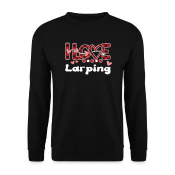 J'aime GN les filles - Sweat-shirt Unisexe - noir - Devant - Alina (178cm) & Michal (187cm)