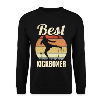 Meilleur kickboxeur - Sweat-shirt Unisexe - noir - Devant - Alina (178cm) & Michal (187cm)