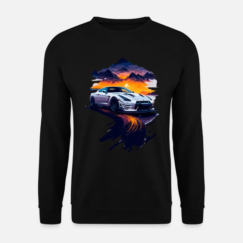 Sportwagen - Unisex Pullover - Schwarz