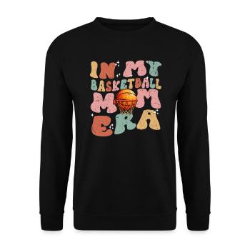 In My Basketball Mom Era - Basketball féminin mignon - Sweat-shirt Unisexe - noir - Devant - Alina (178cm) & Michal (187cm)