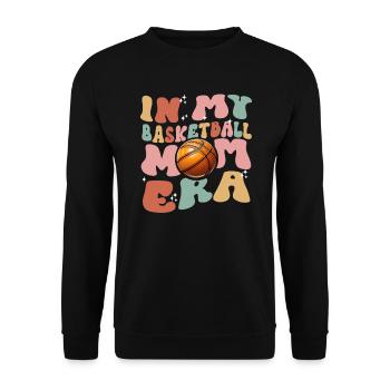 In My Basketball Mom Era - Basketball féminin mignon - Sweat-shirt Unisexe - noir - Devant - Alina (178cm) & Michal (187cm)