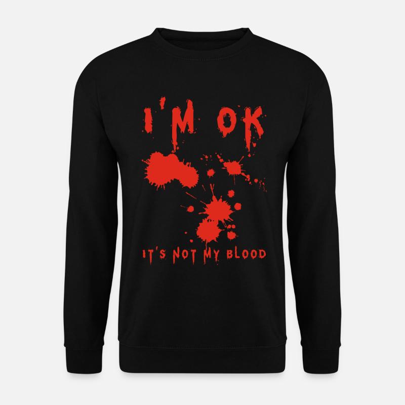 I'm Fine (Englisch) - Unisex Pullover - Schwarz