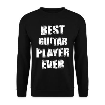 Best guitarist of all time - Unisex Sweatshirt - black - Front - Alina (178cm) & Michal (187cm)
