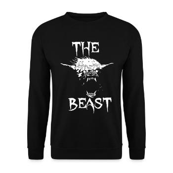 La bête - Sweat-shirt Unisexe - noir - Devant - Alina (178cm) & Michal (187cm)