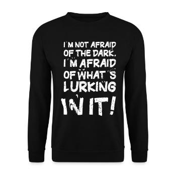 La Vraie Peur du Noir - Sweat-shirt Unisexe - noir - Devant - Alina (178cm) & Michal (187cm)
