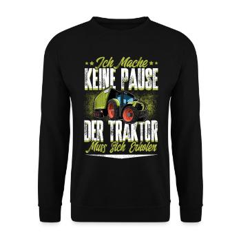 Cultivateur - Sweat-shirt Unisexe - noir - Devant - Alina (178cm) & Michal (187cm)