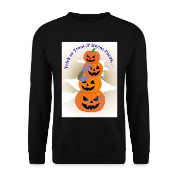 Halloween_-2875_x_3900_px-_20261011_212521_0000 - Unisex Pullover - Schwarz - Vorne - Alina (178cm) & Michal (187cm)