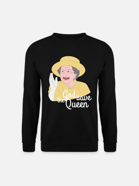 God save the Queen - Unisex Pullover - Schwarz