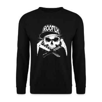 Couvreur - Sweat-shirt Unisexe - noir - Devant - Alina (178cm) & Michal (187cm)