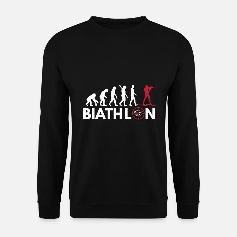 Evolution biatlon - Unisex Pullover - Schwarz