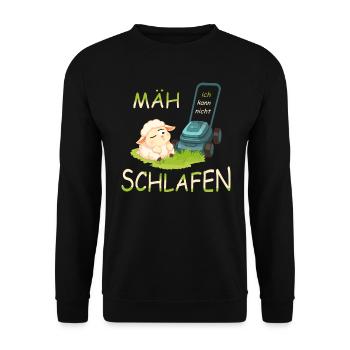 Mouton mignon - Sweat-shirt Unisexe - noir - Devant - Alina (178cm) & Michal (187cm)