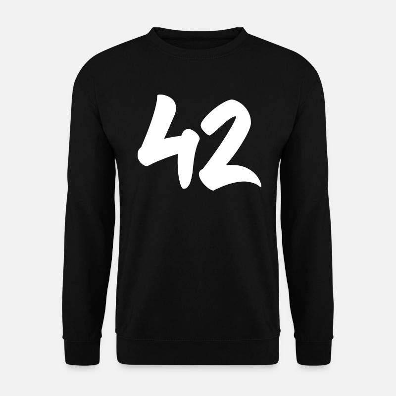 42 - La réponse - Sweat-shirt Unisexe - noir