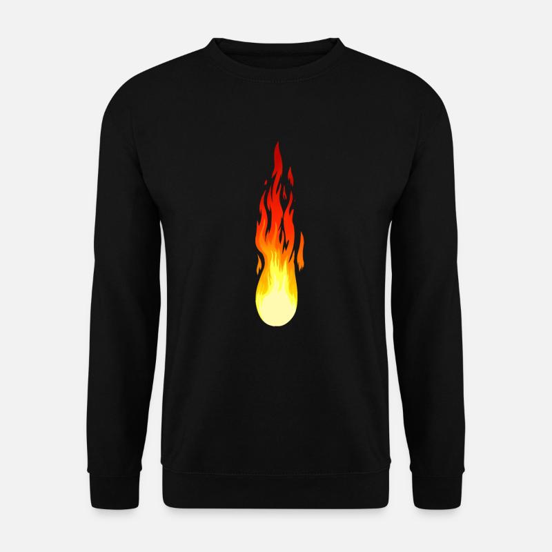 Flamme Feu Feu Feu Incendie Inferno - Sweat-shirt Unisexe - noir