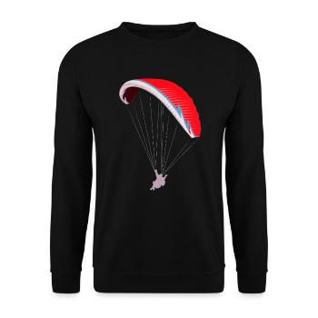 Parapente parapente - Sweat-shirt Unisexe - noir - Devant - Alina (178cm) & Michal (187cm)