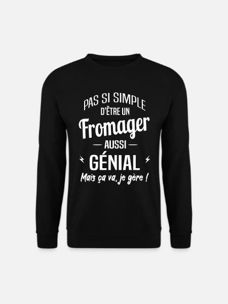 Fromager - Sweat-shirt Unisexe - noir