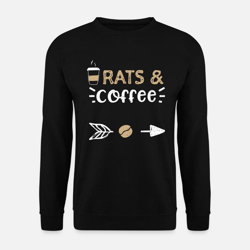Rats & Coffee - Coffee - Unisex Sweatshirt - black