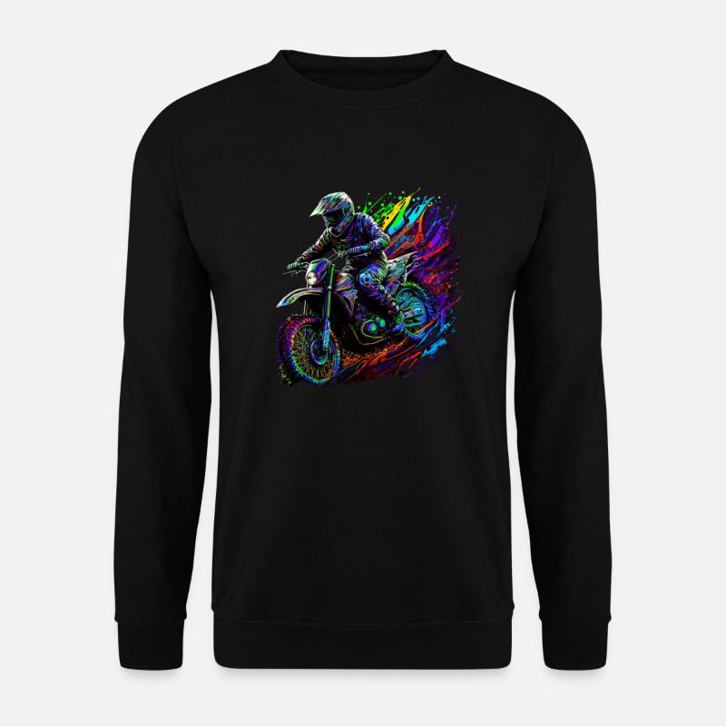 Motocross Liebe - Unisex Pullover - Schwarz
