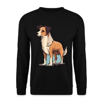 Conception de chien mignon pour les propriétaires de chiens - Sweat-shirt Unisexe - noir - Devant - Alina (178cm) & Michal (187cm)