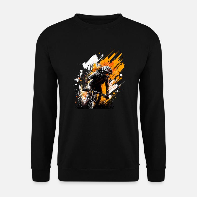 Fahrrad MTB - Unisex Pullover - Schwarz