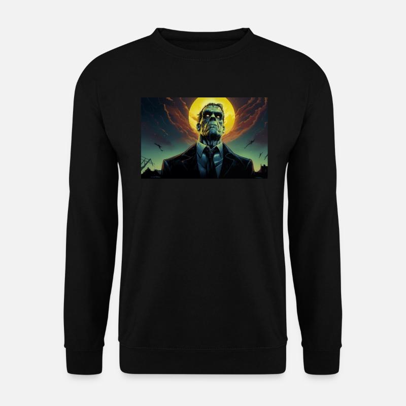 Monster in Anzug - Unisex Pullover - Schwarz