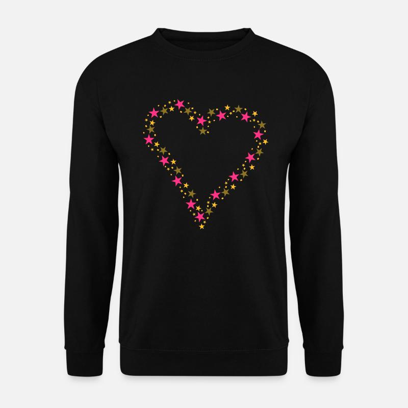 Konfettiherz - Unisex Pullover - Schwarz