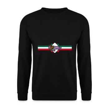 Quetzalcoatl Axolotl Mexique Divinité Aztèque - Sweat-shirt Unisexe - noir - Devant - Alina (178cm) & Michal (187cm)