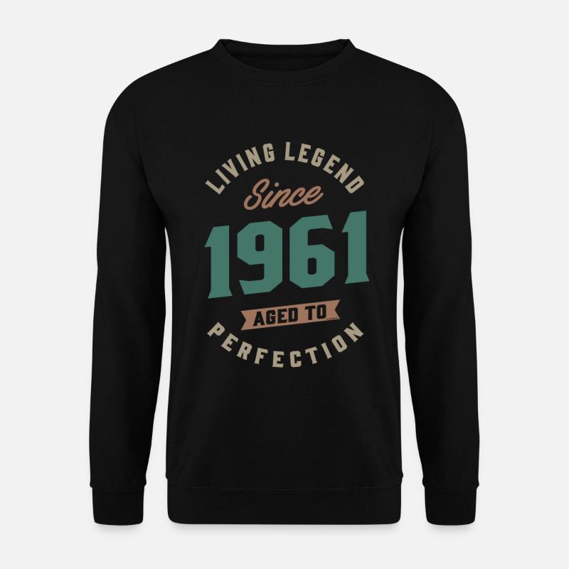 Since 1961 - Birthday - Unisex Sweatshirt - black