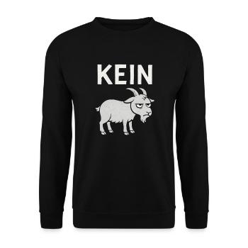 Lustiger Spruch Witzig Kein Bock Geschenkidee - Unisex Pullover - Schwarz - Vorne - Alina (178cm) & Michal (187cm)