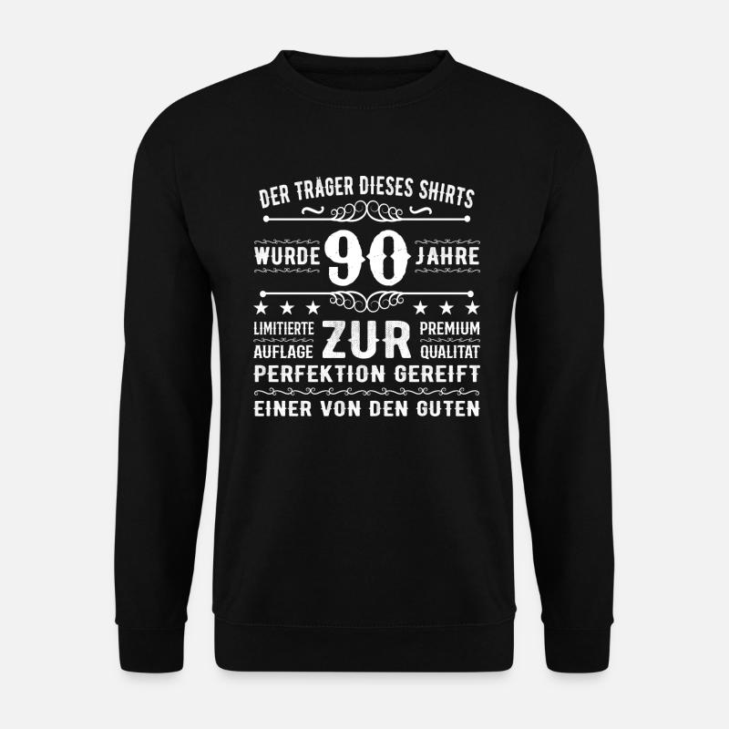 90 Anni Idea Regalo per 90 - Compleanno - Felpa unisex - nero