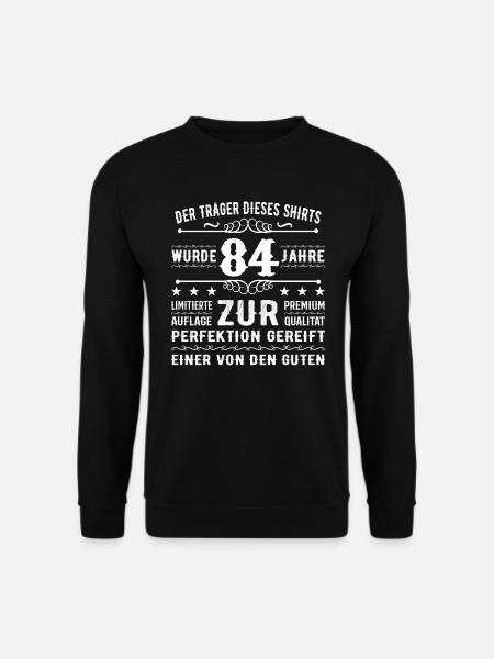 Idea regalo 84 anni per 84 anni - Compleanno - Felpa unisex - nero