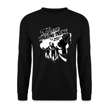 Day of the walking drunk - St Patricks day 2018 - Unisex Pullover - Schwarz - Vorne - Alina (178cm) & Michal (187cm)