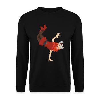 CELTIC - Unisex Sweatshirt - black - Front - Alina (178cm) & Michal (187cm)