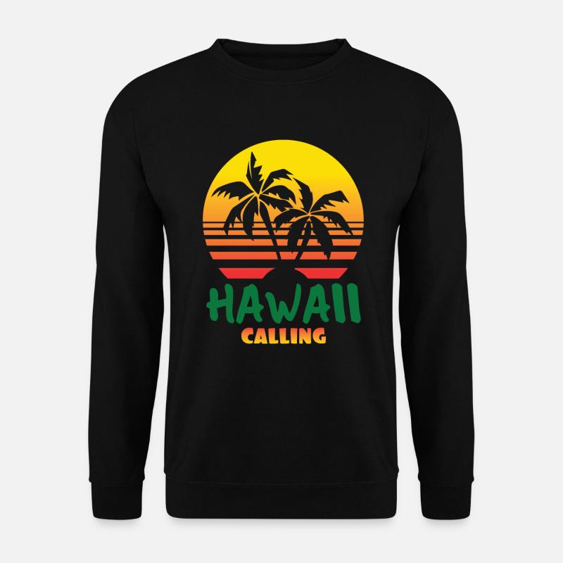 HAWAII - Unisex Pullover - Schwarz