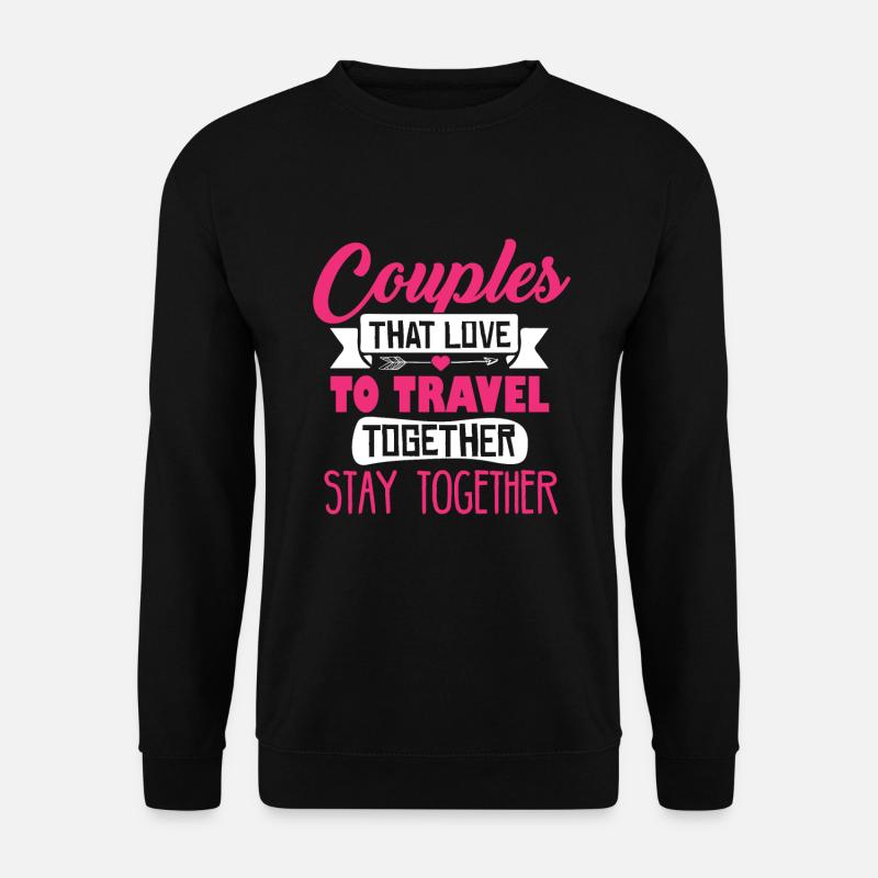 COUPLES - Unisex Pullover - Schwarz