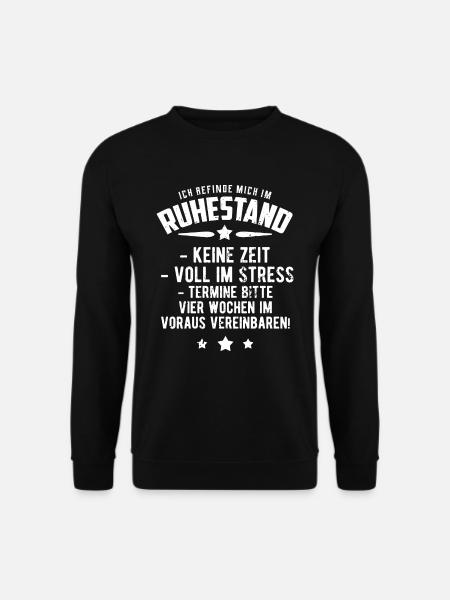 Ruhestand - Unisex Pullover - Schwarz