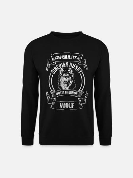 Husky Hunderasse Sibirien Hundebesitzer - Unisex Pullover - Schwarz